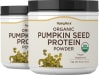 Pumpkin Seed Protein Powder (Organic), 16 oz (454 g) Bottles, 2  Bottles