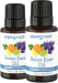 Relax Ease Essential Oil Blend (GC/MS Tested), 2 x 1/2 fl oz (15 mL) Dropper Bottle