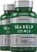 Sea Kelp Iodine Source 225mcg  2 Bottles x 500 Tablets