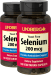 Selenium (Yeast Free) 200 mcg, 120 Caps x 2 bottles