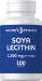 Soya Lecithin, 1200 mg (per serving), 100 Softgels