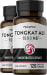 Tongkat Ali Long Jack, 1600 mg (per serving), 120 Quick Release Capsules, 2  Bottles