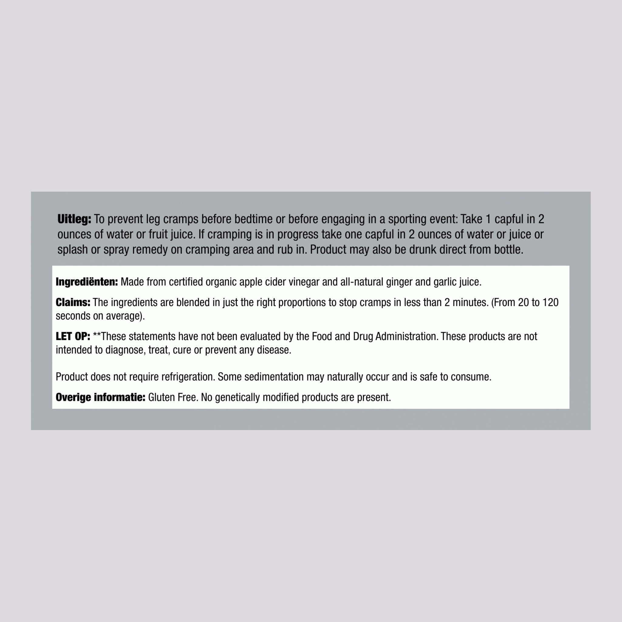 Oude Amish Spier Tonic, 8 fl oz (237 mL) Fles