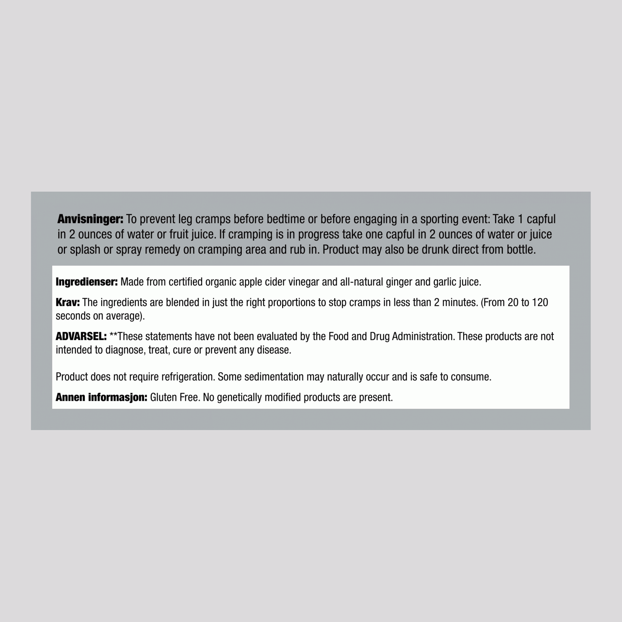 Gammel Amish Muskeltonic, 8 fl oz (237 ml) Flaske