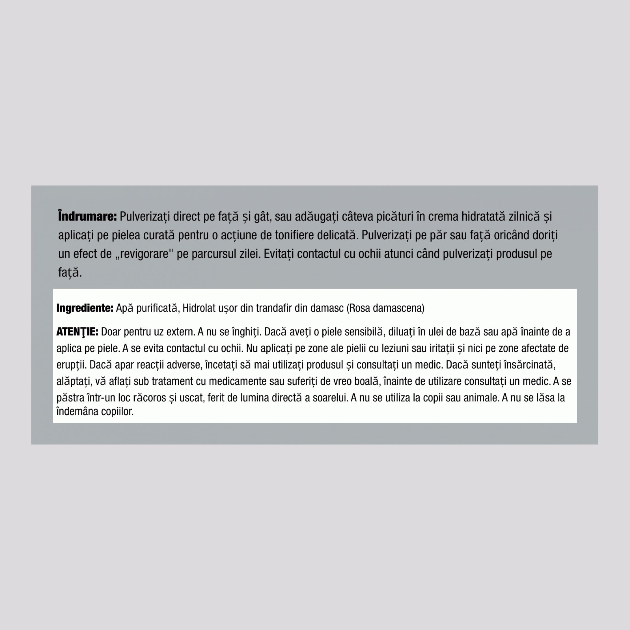 Apă de trandafir 2 fl oz 59 ml Sticlă    