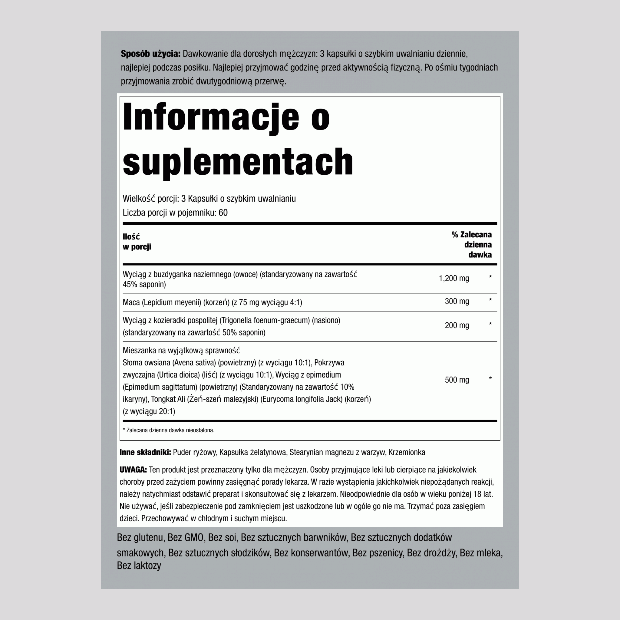 Tribulus Ultra, 120 kapsułek szybkiego uwalniania, 2 butelki