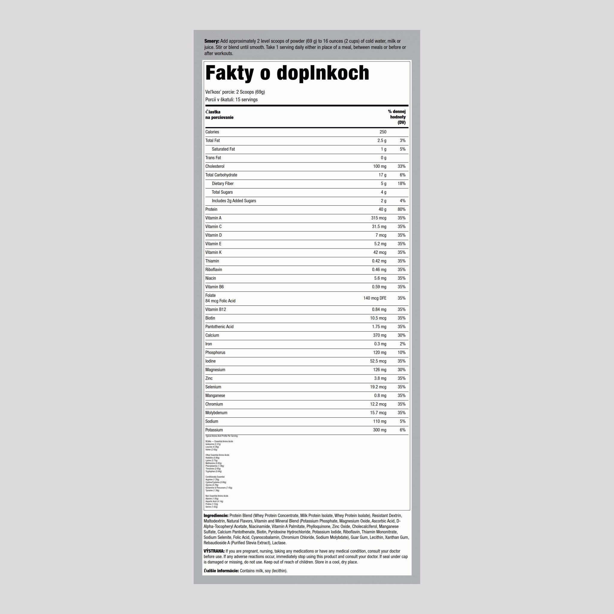 Náhrada jedla Shake NutraFit (prírodná vanilka) 2.28 lb 1.035 kg Fľaša    