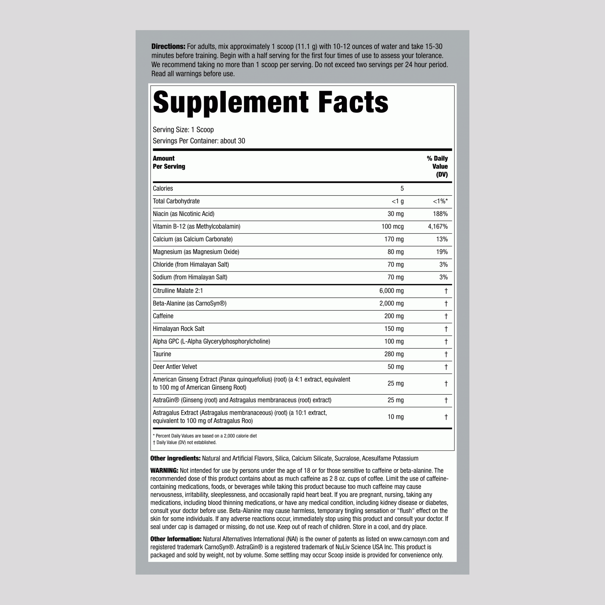 加强版氮泵藍莓味 11.746 oz 333 g 酒瓶 2 瓶子 
