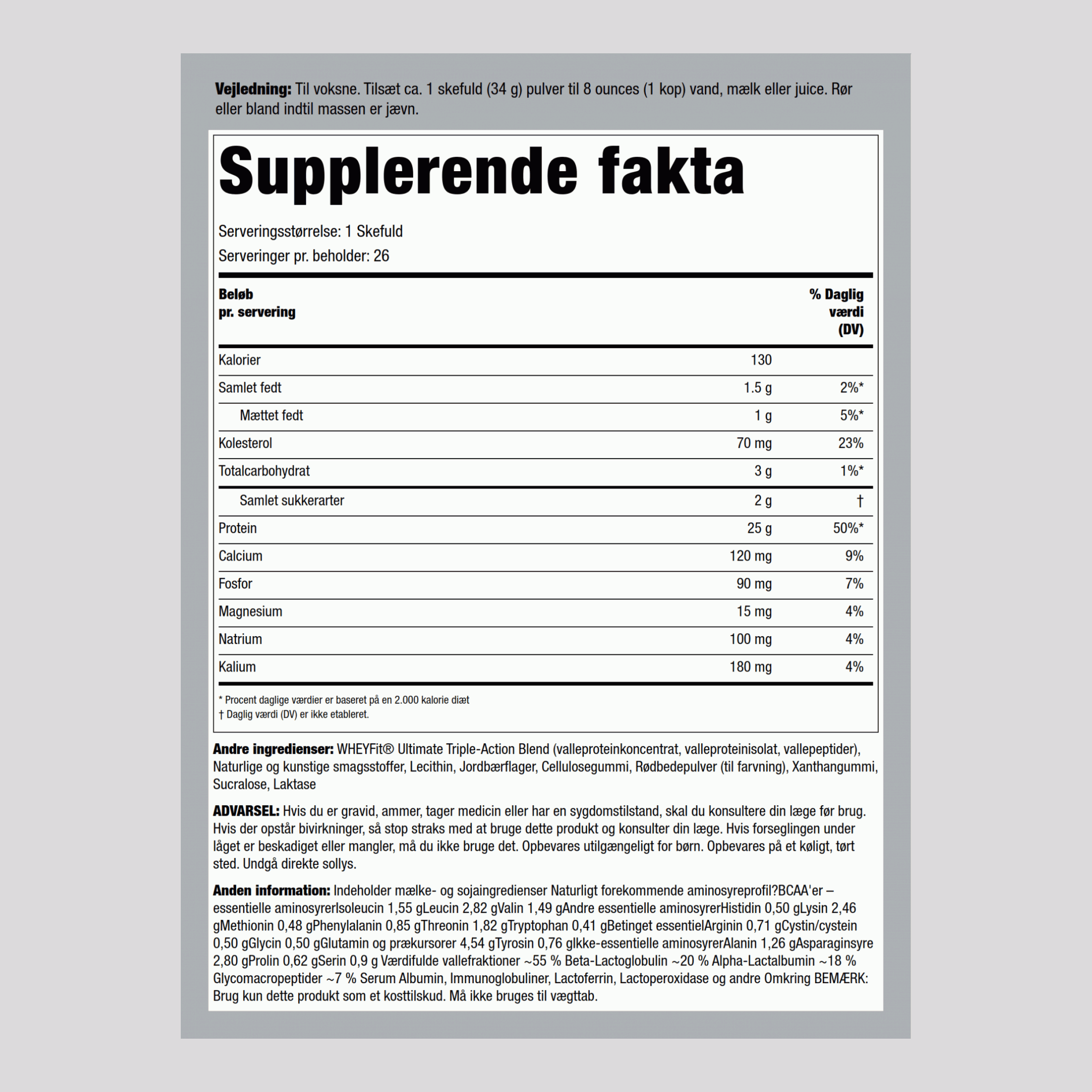 WheyFit-protein (jordbærhvirvel) 2 pund 908 g Flaske    