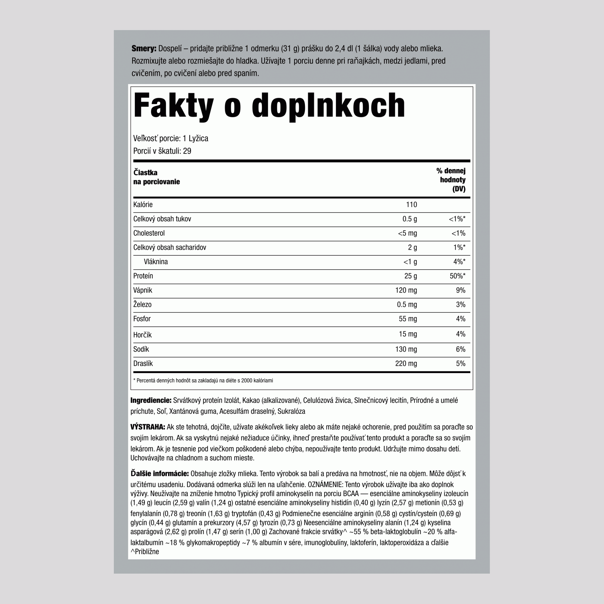Srvátková bielkovina WheyFit Izolát (Dekadentná holandská čokoláda)  2 lb 908 g Fľaša    