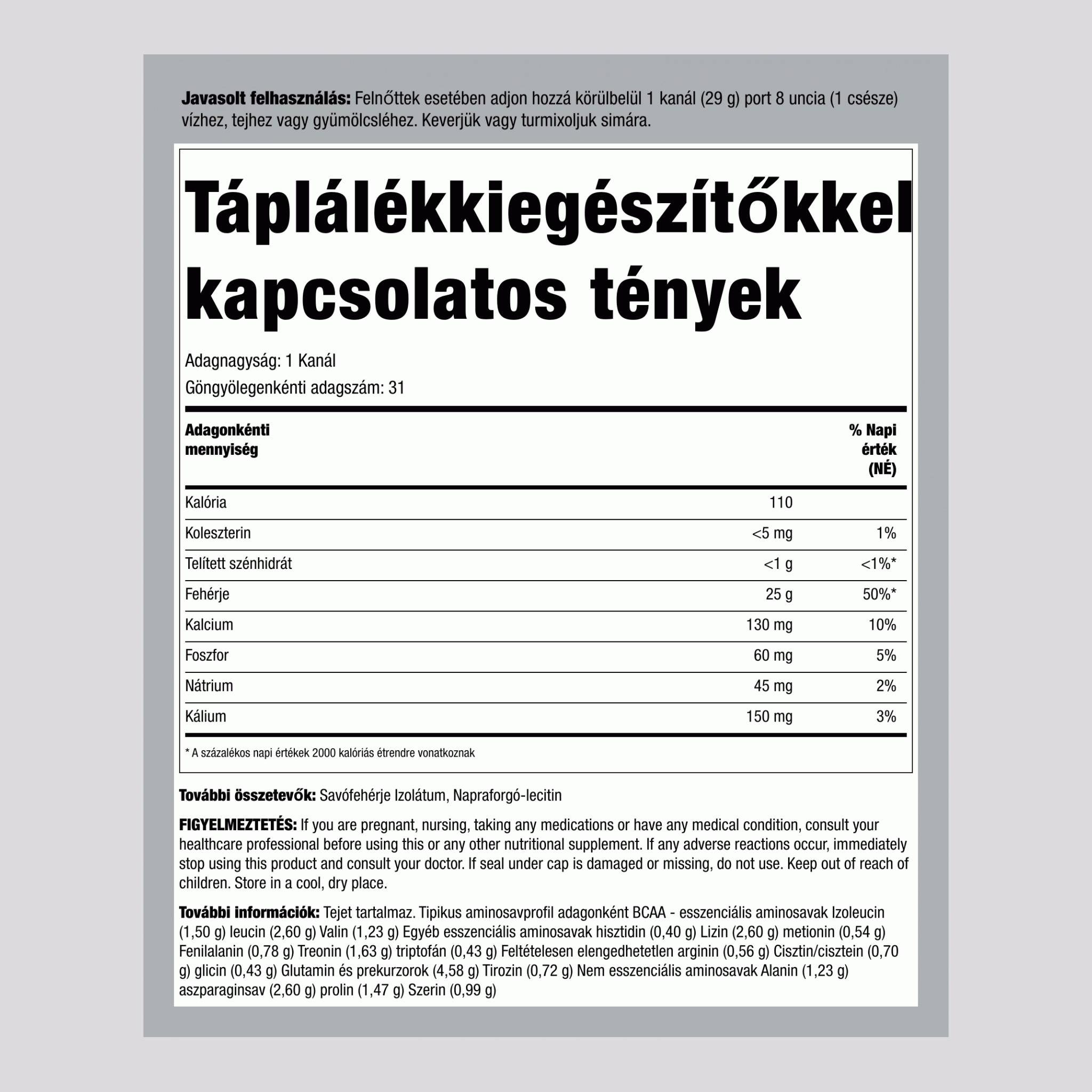 100% WheyFit Izolátum (ízesítő és édesítő nélkül) 2 font 908 g Palack    