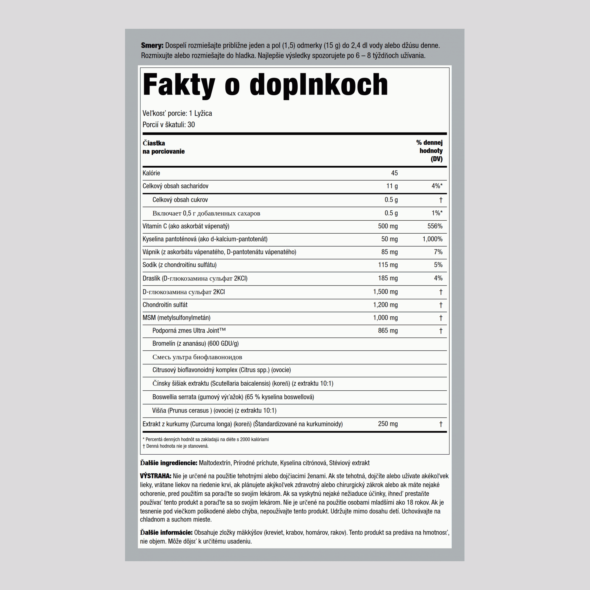 UltraJoint 1 lb 454 g Fľaša    