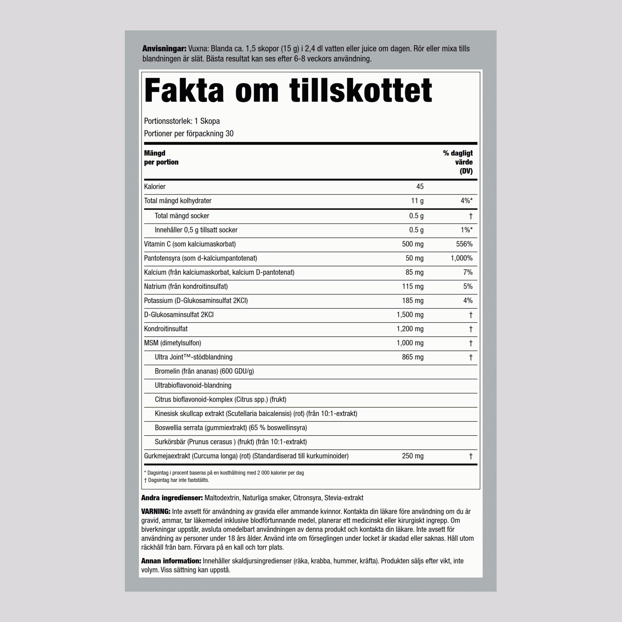 UltraJoint 1 kg 454 g Flaska    