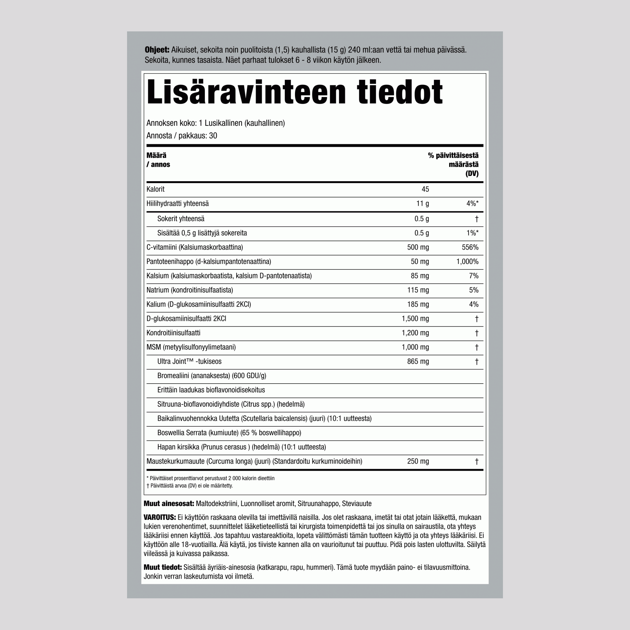 UltraJoint 1 lb 454 g Pullo 2 Pulloa  