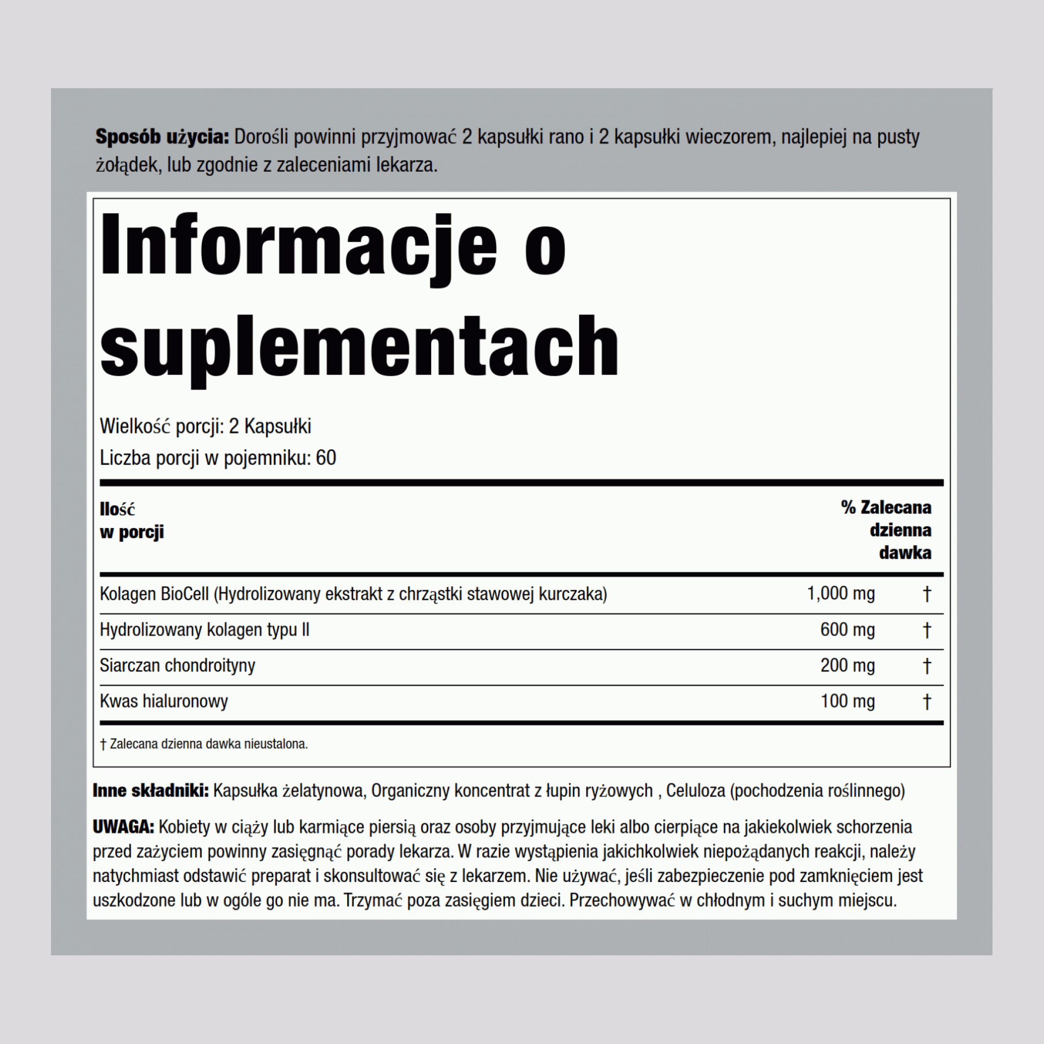 Kolagen BioCell 120 Kapsułki       