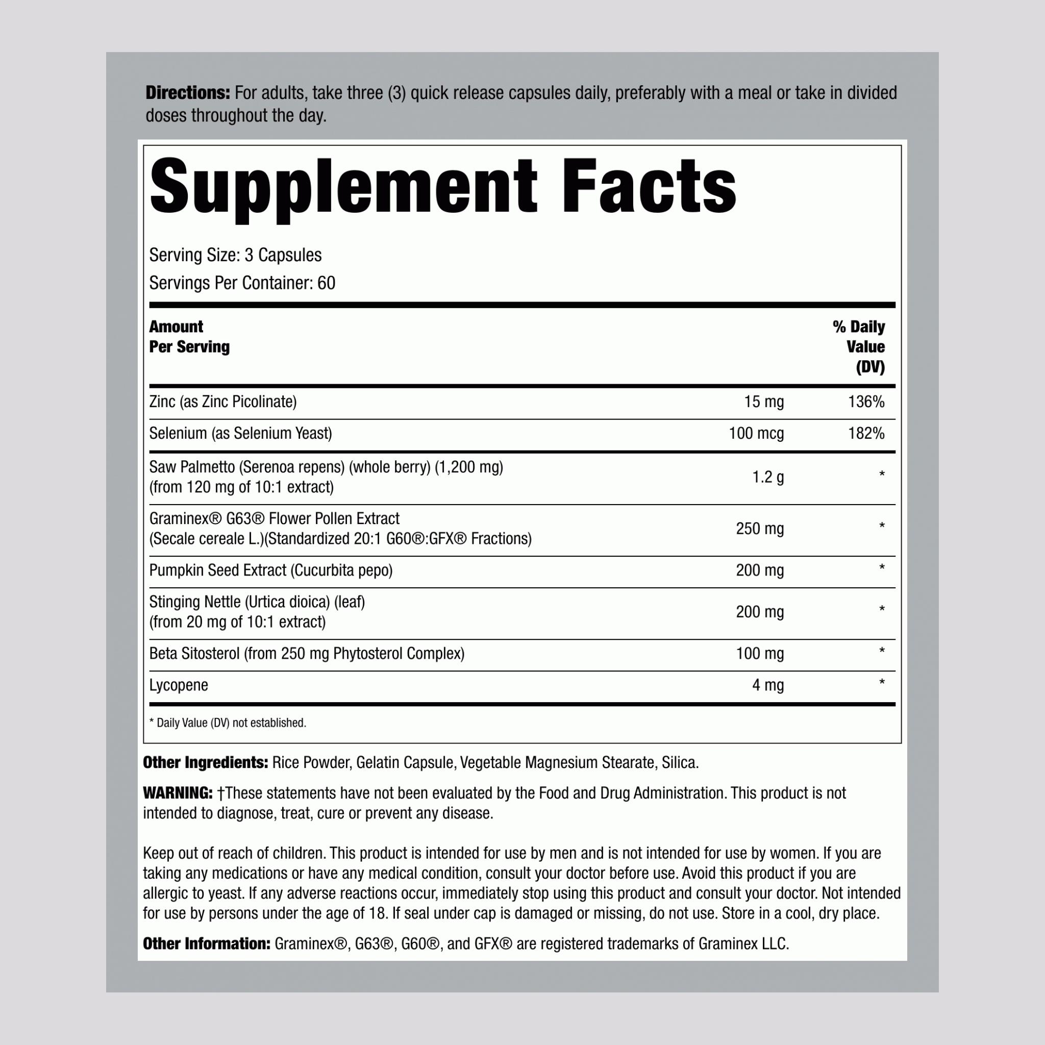 前列腺支持 180 快速釋放膠囊 2 瓶子     