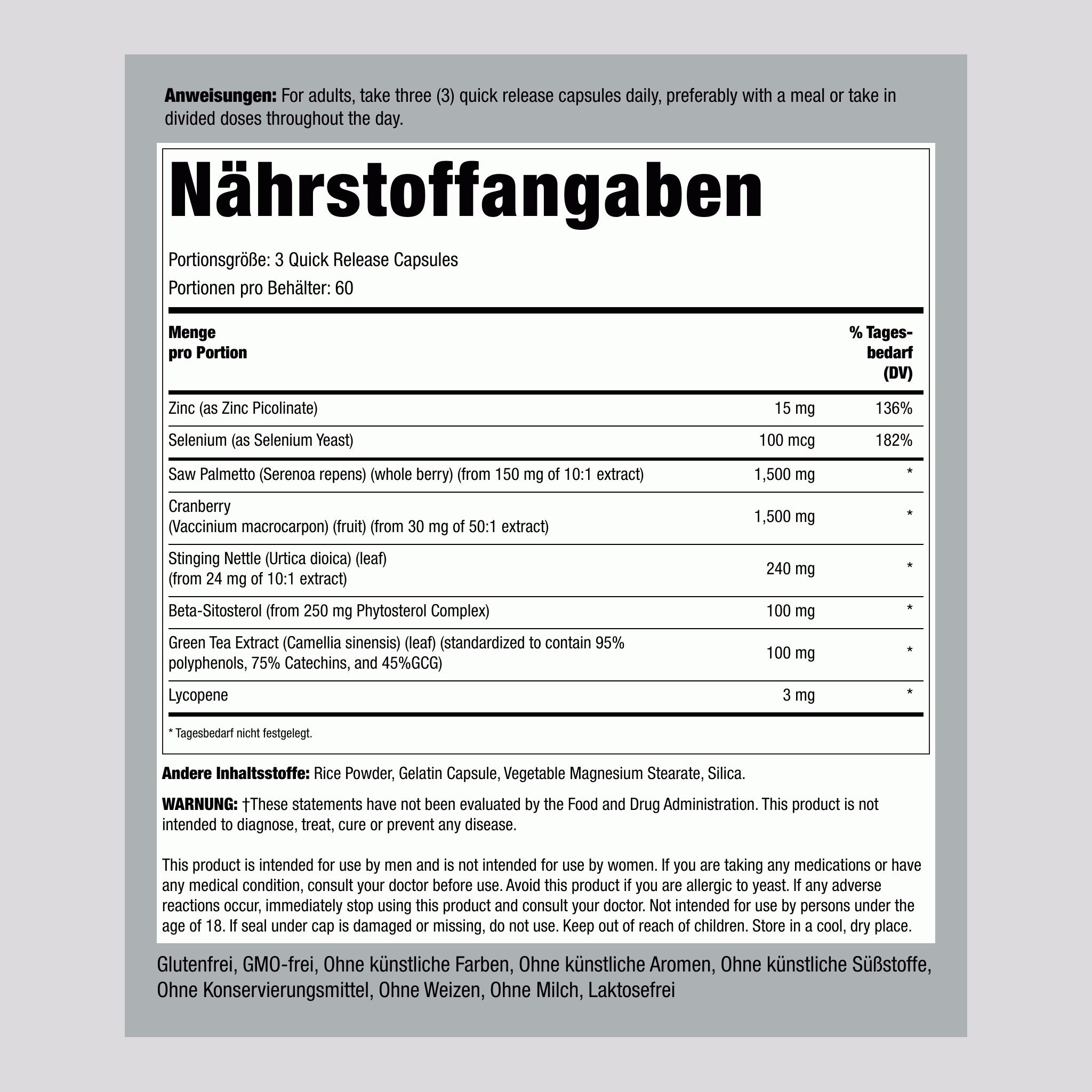 ProstaFit,  180 Kapseln 2 Flaschen