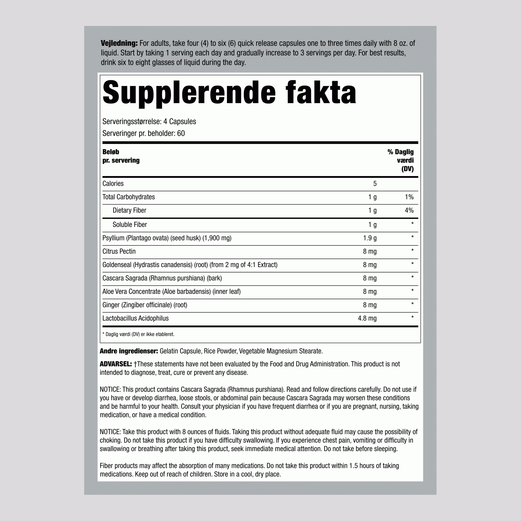 Super-tyktarmssundhed 240 Kapsler for hurtig frigivelse 2 Flasker     