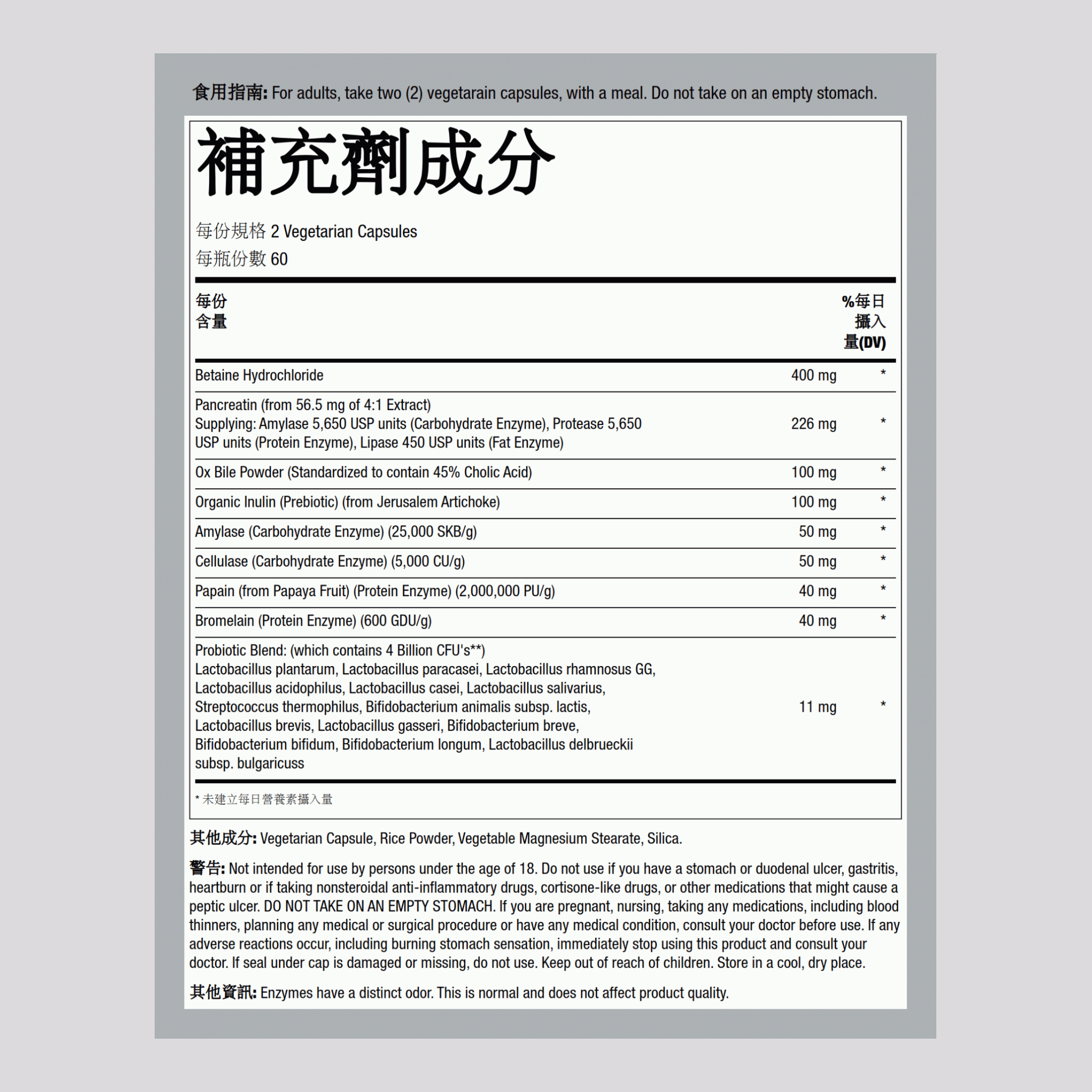 B12複合B族維生素液  1200 mcg 2 fl oz 59 ml 滴管瓶 4 瓶子 