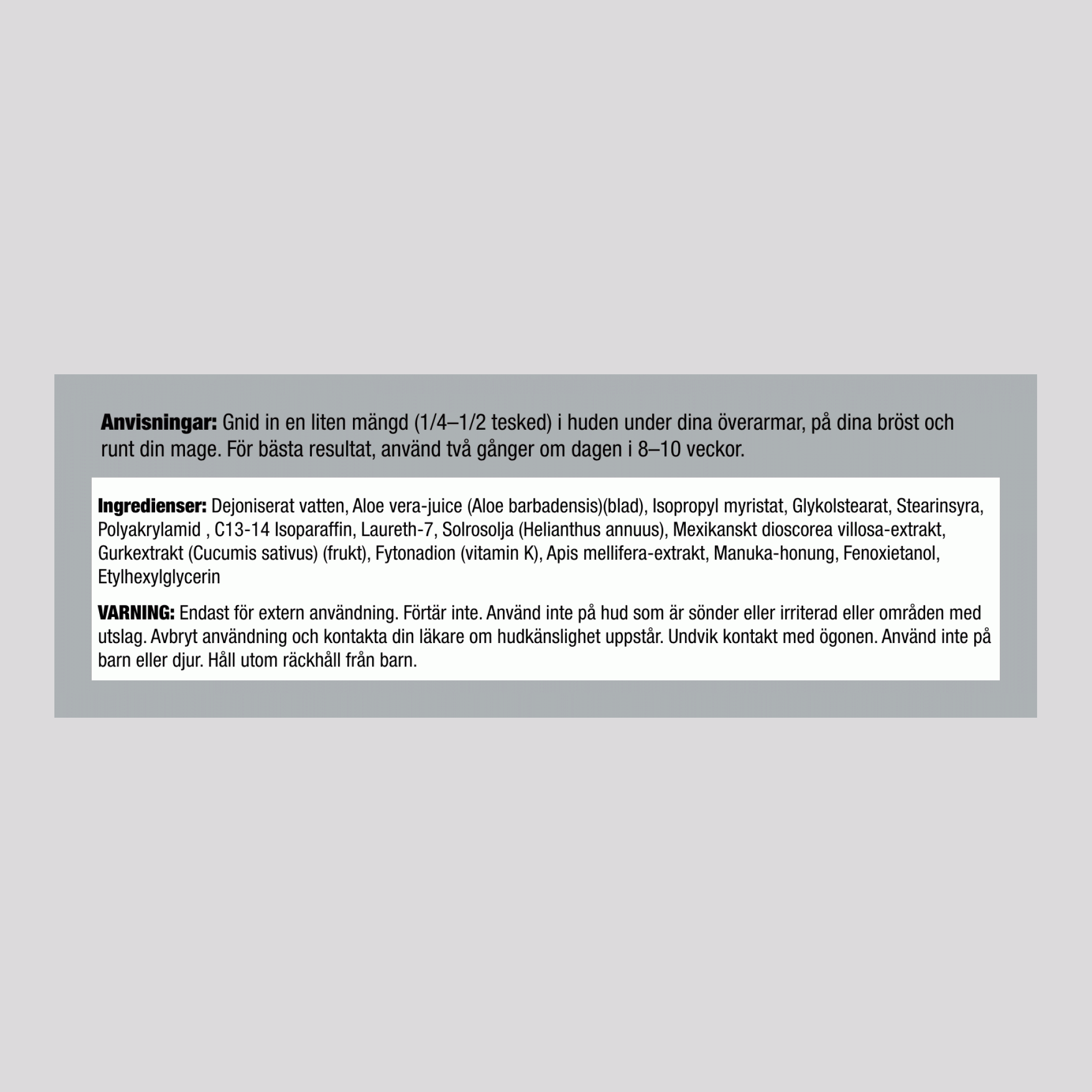 Vildjamskräm 4 oz 113 g Burk    