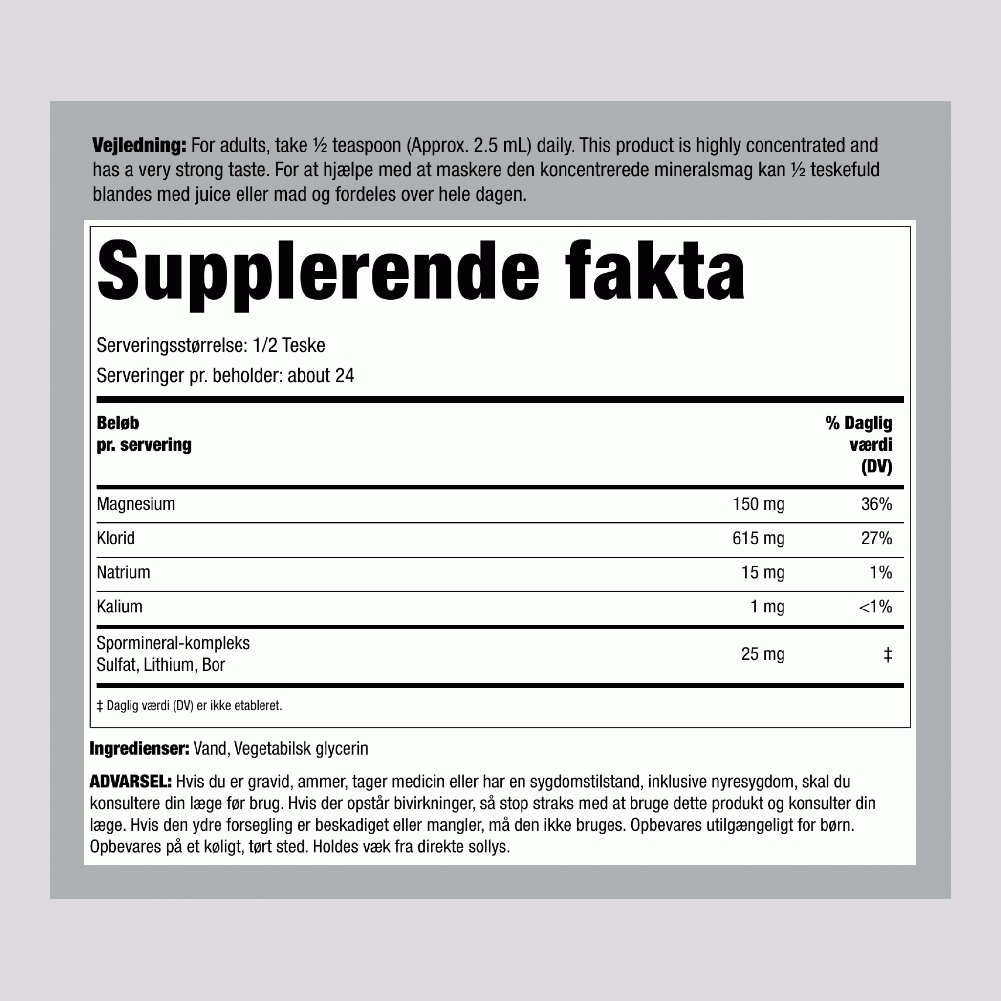 Ionic Magnesium Liquid, 2 fl oz (59 mL) Dropper Bottle