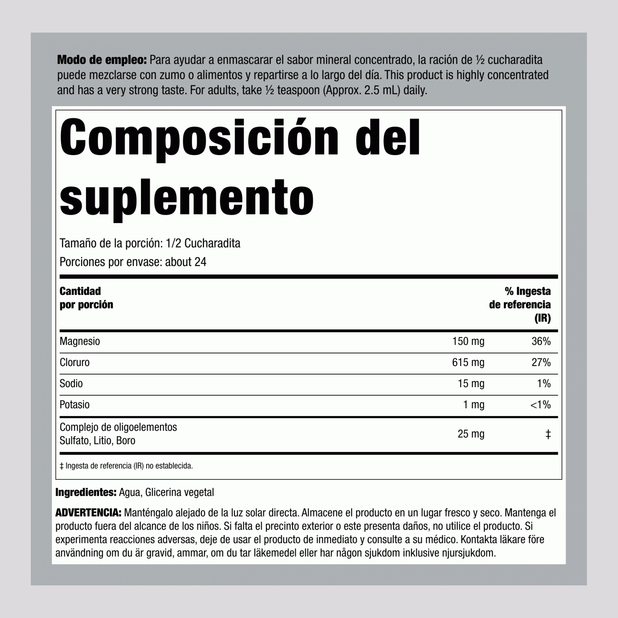 Ionic Magnesium Liquid, 2 fl oz (59 mL) Dropper Bottle