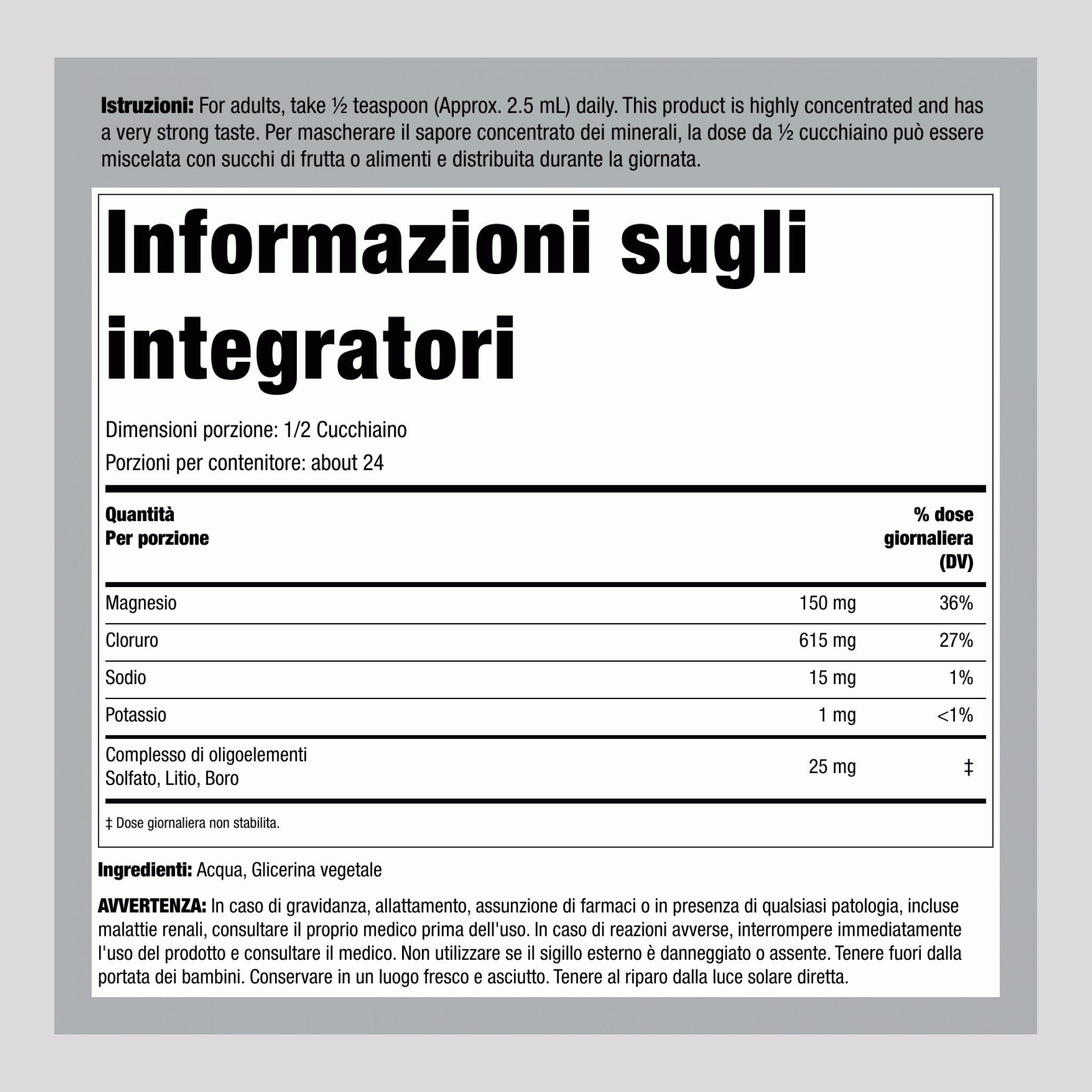 Ionic Magnesium Liquid, 2 fl oz (59 mL) Dropper Bottle