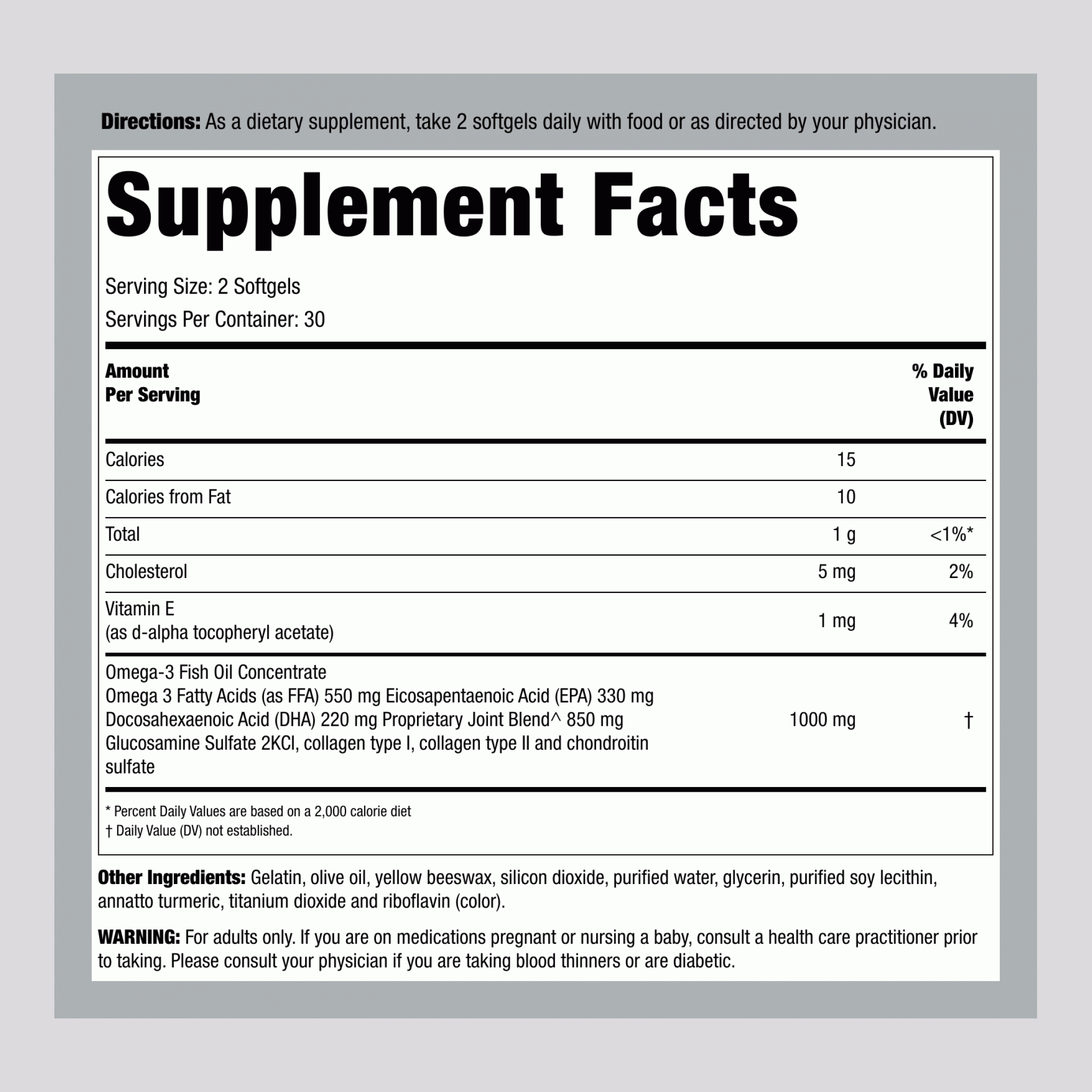 Joint Complex Formula, 60 Softgels