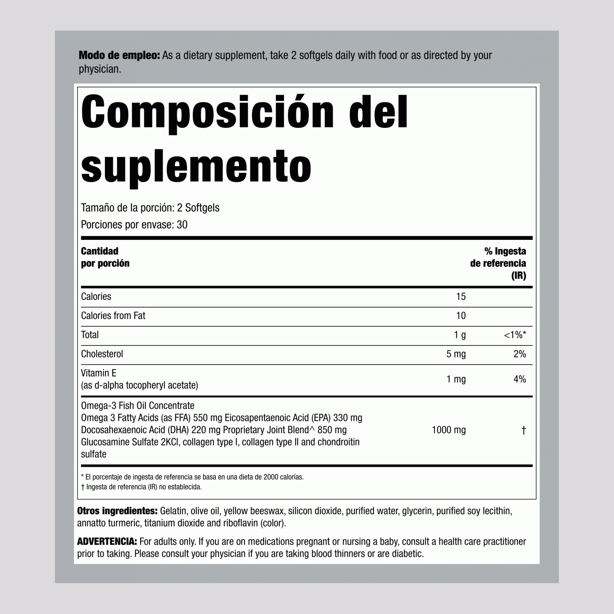 Joint Complex Formula, 60 Softgels