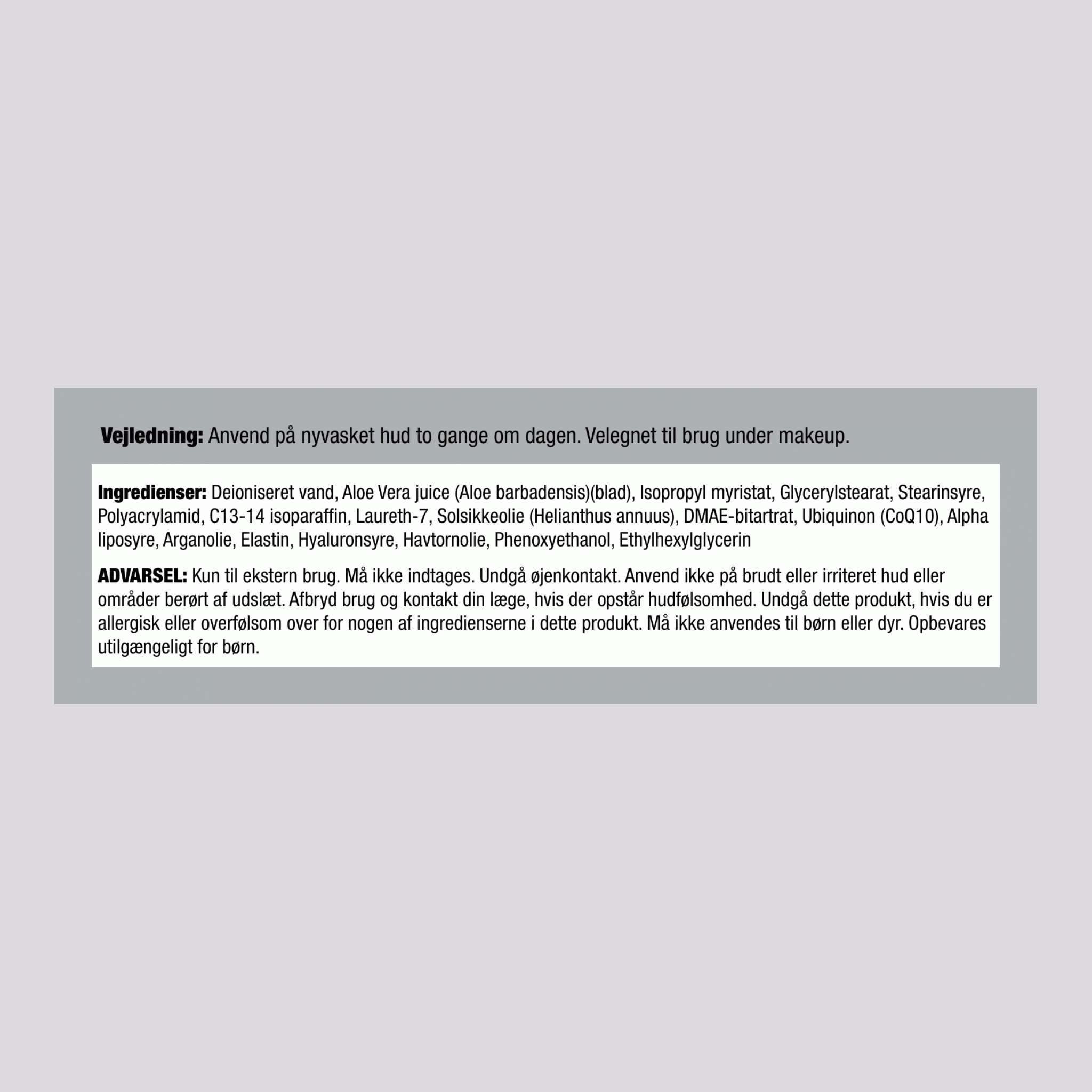 Rynkecreme med DMAE & Co-Q-10 4 oz 113 g Glas    