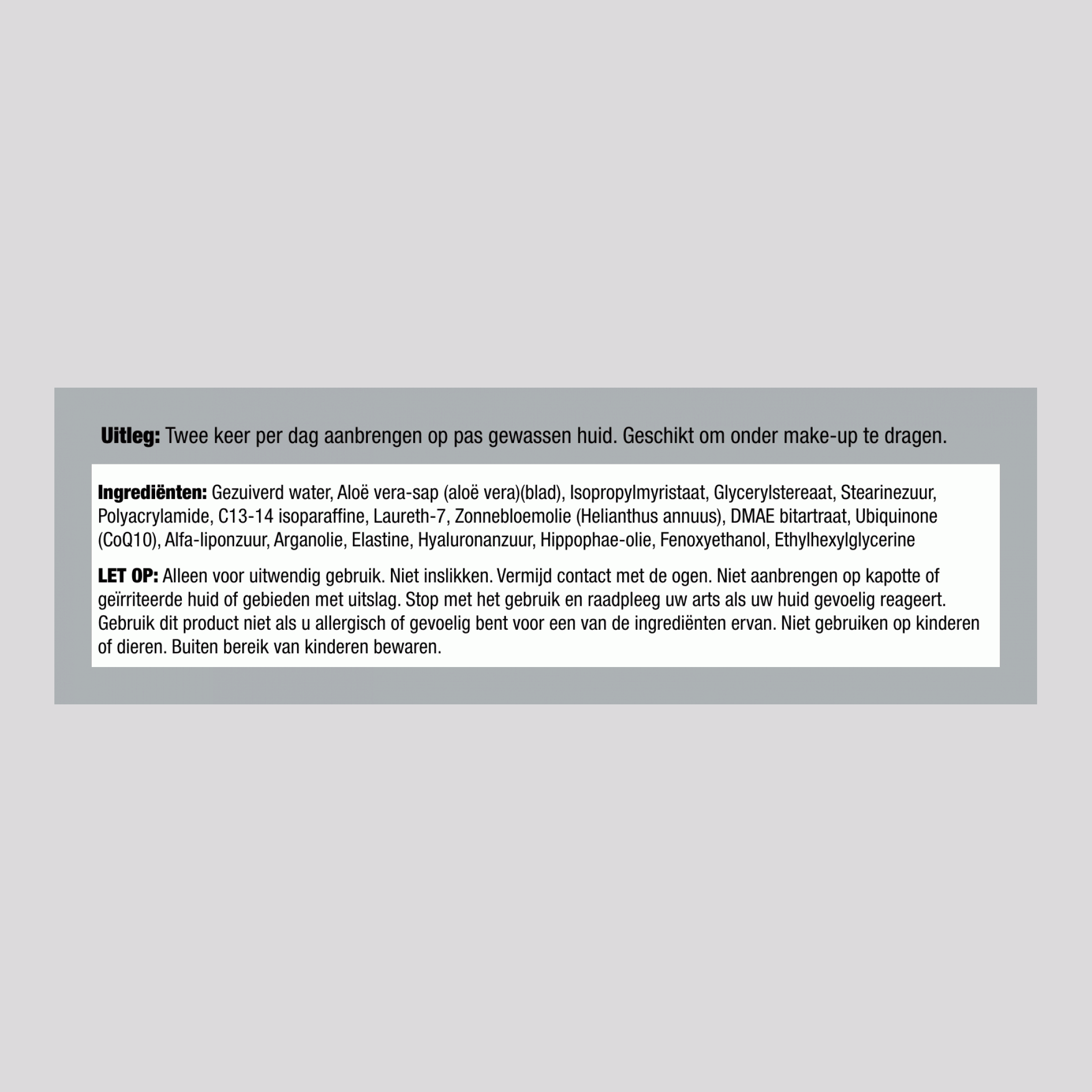 Rimpelcrème met DMAE & Co-Q-10 4 oz 113 g Pot    