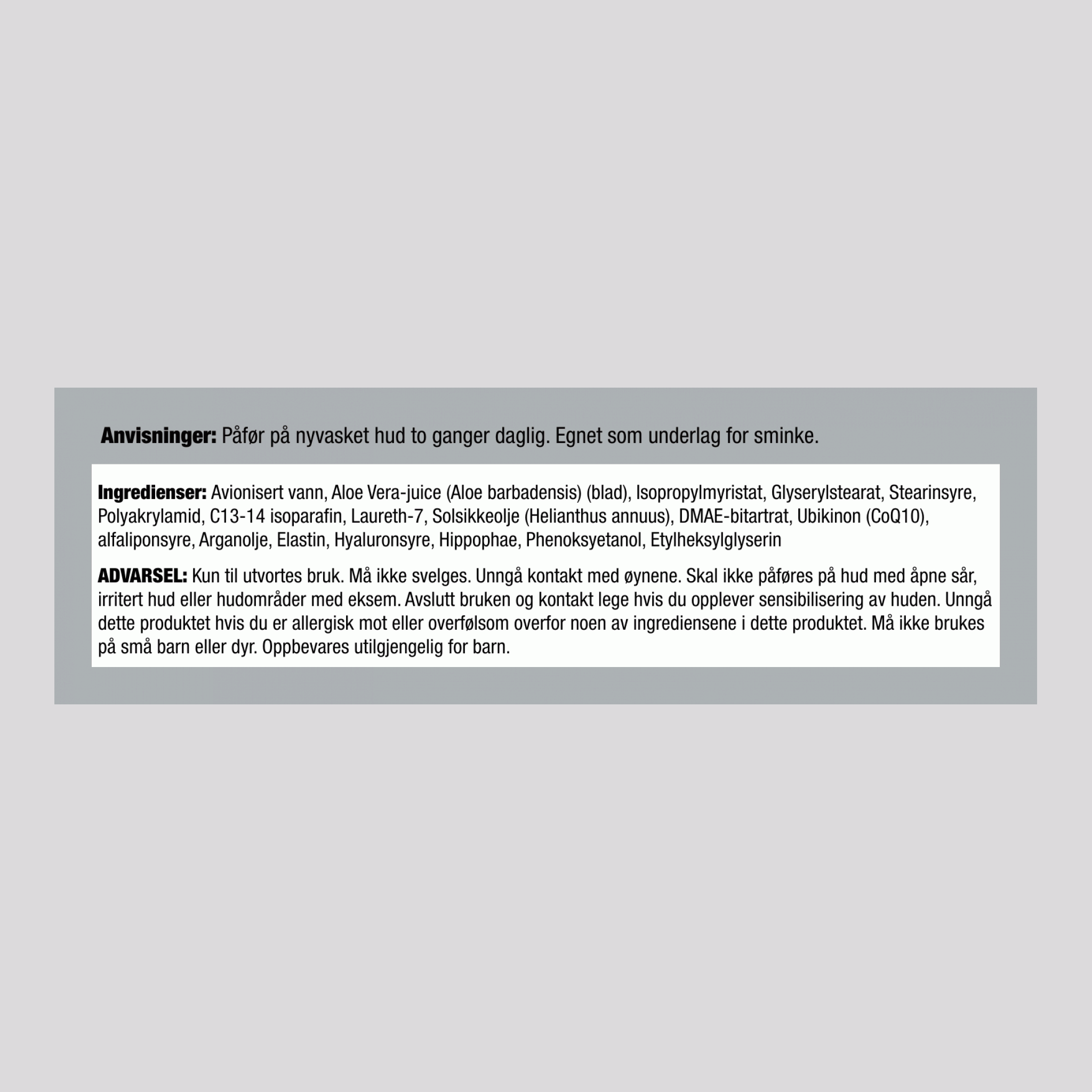 Rynkekrem med DMAE & Co-Q-10 4 ounce 113 g Krukke    