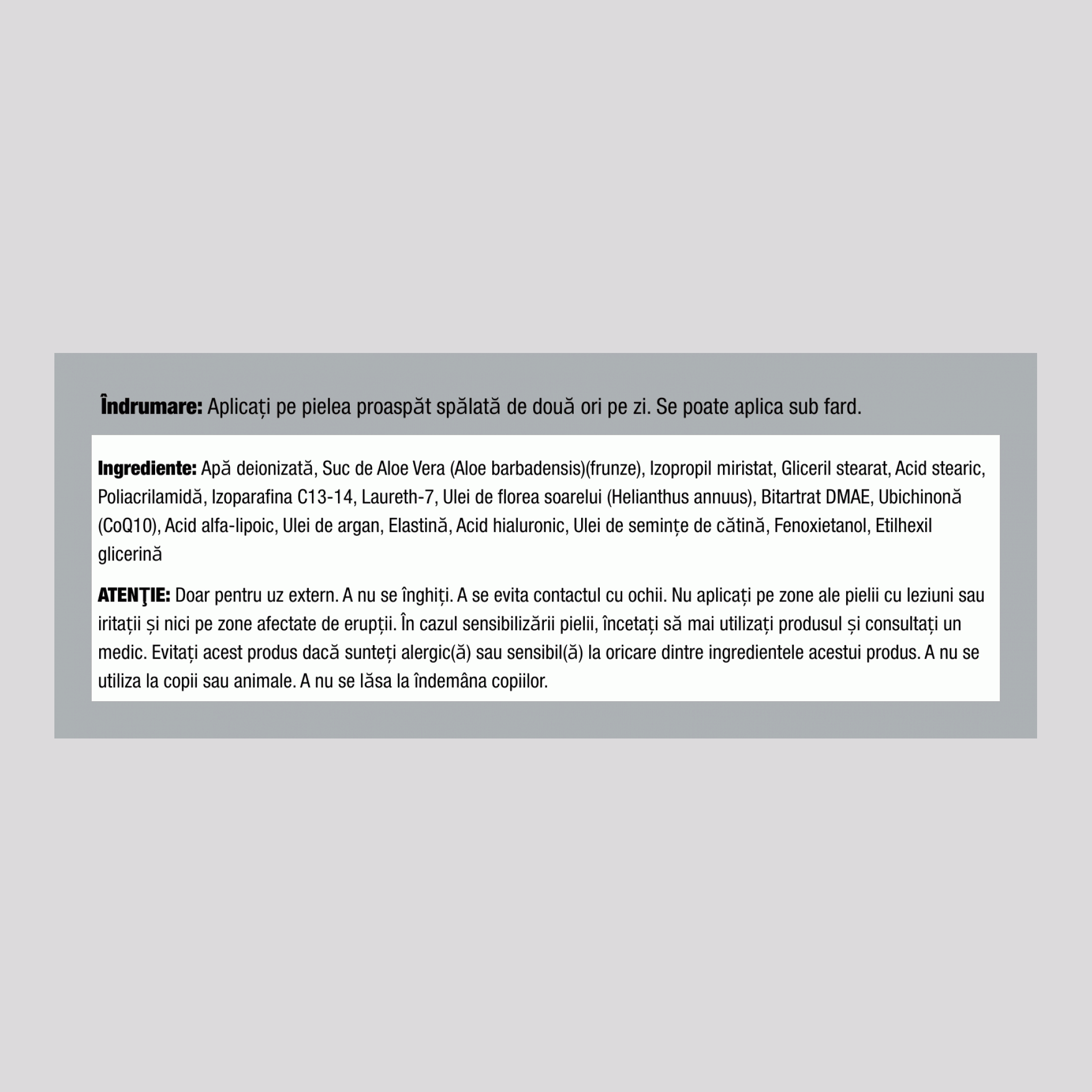 Cremă împotriva ridurilor cu DMAE şi Co-Q-10 4 oz 113 g Borcan    