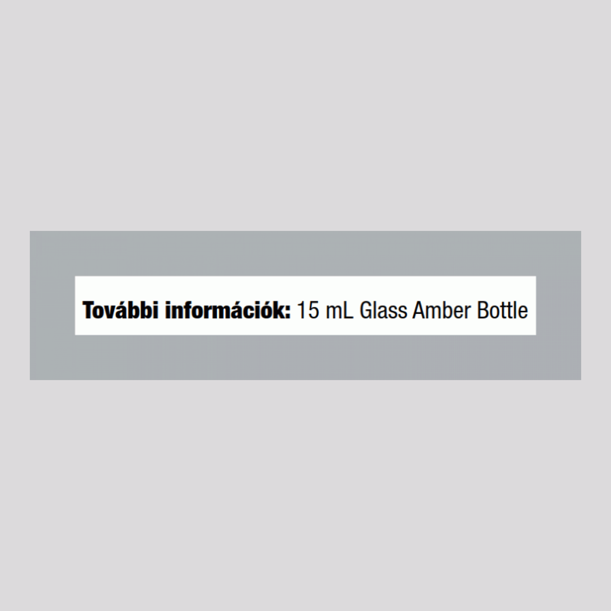 Aromaterápiás 15 ml-es üvegpalackok cseppentőkkel 5 Palackok       