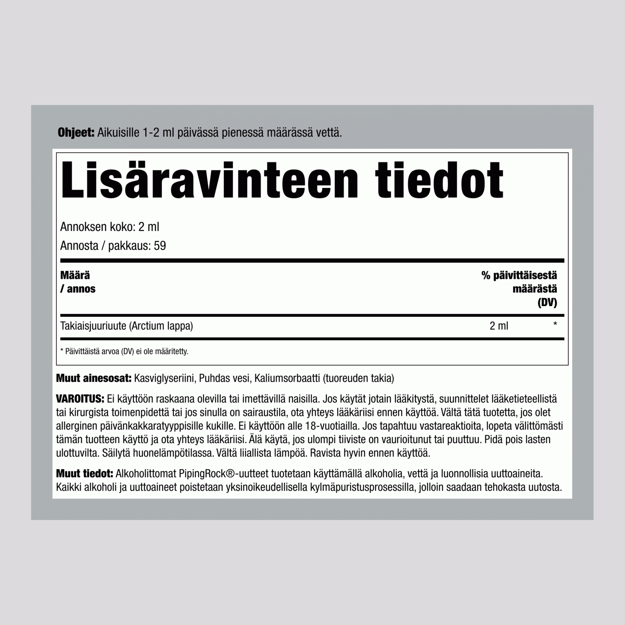 Takiaisenjuuriuute, alkoholiton 4 fl oz 118 ml   