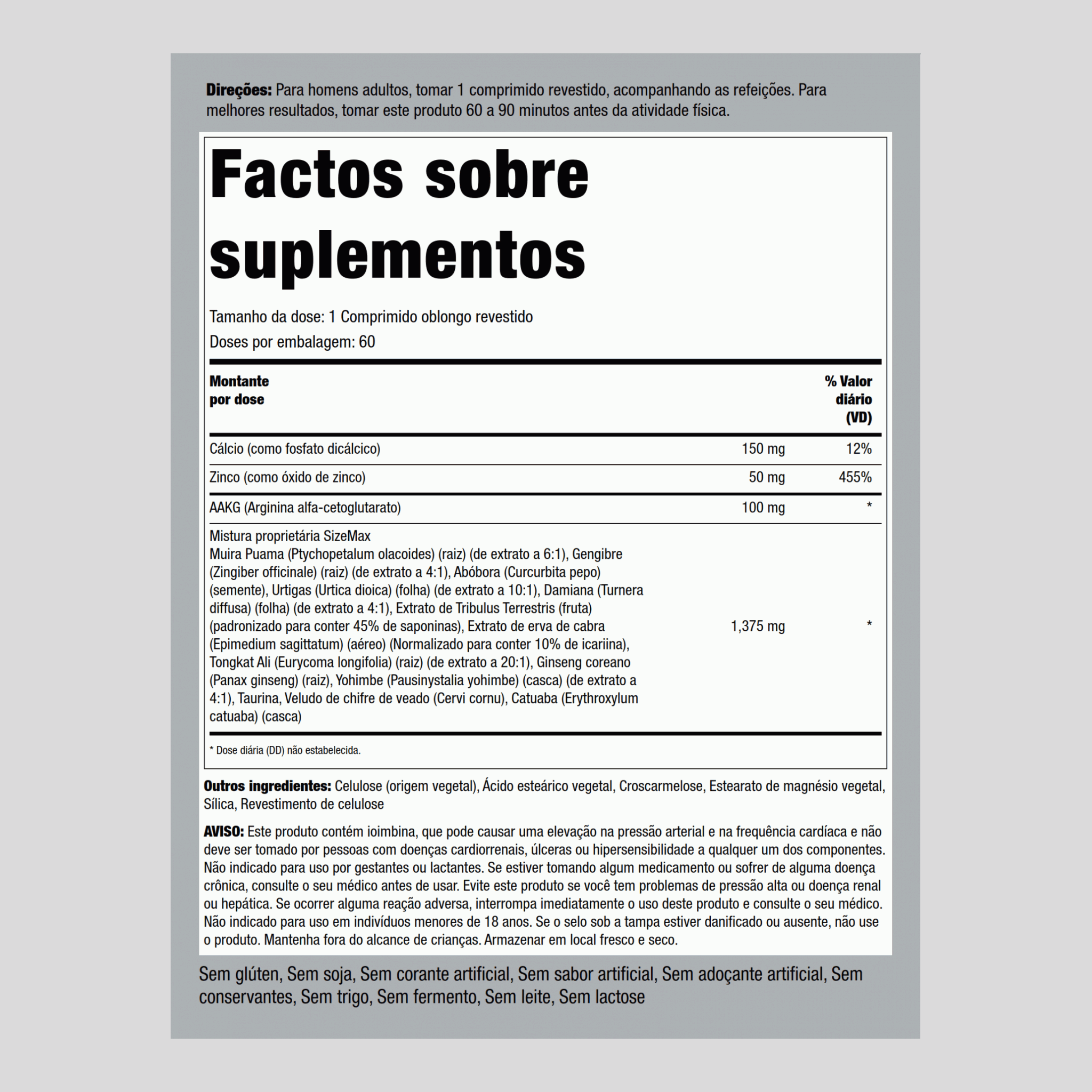 Grand format,  60 Petits comprimés enrobés 2 Bouteilles