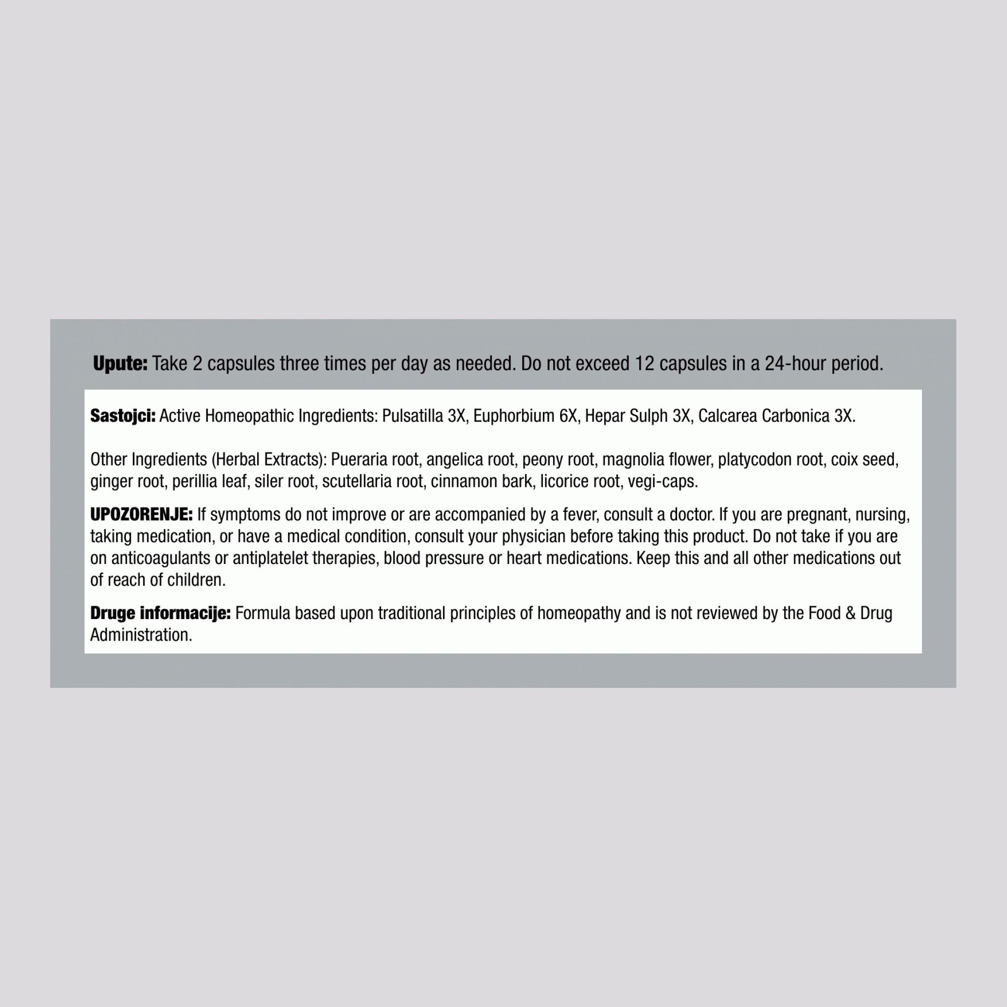 Clear Sinus & Ear 60 Kapsule       