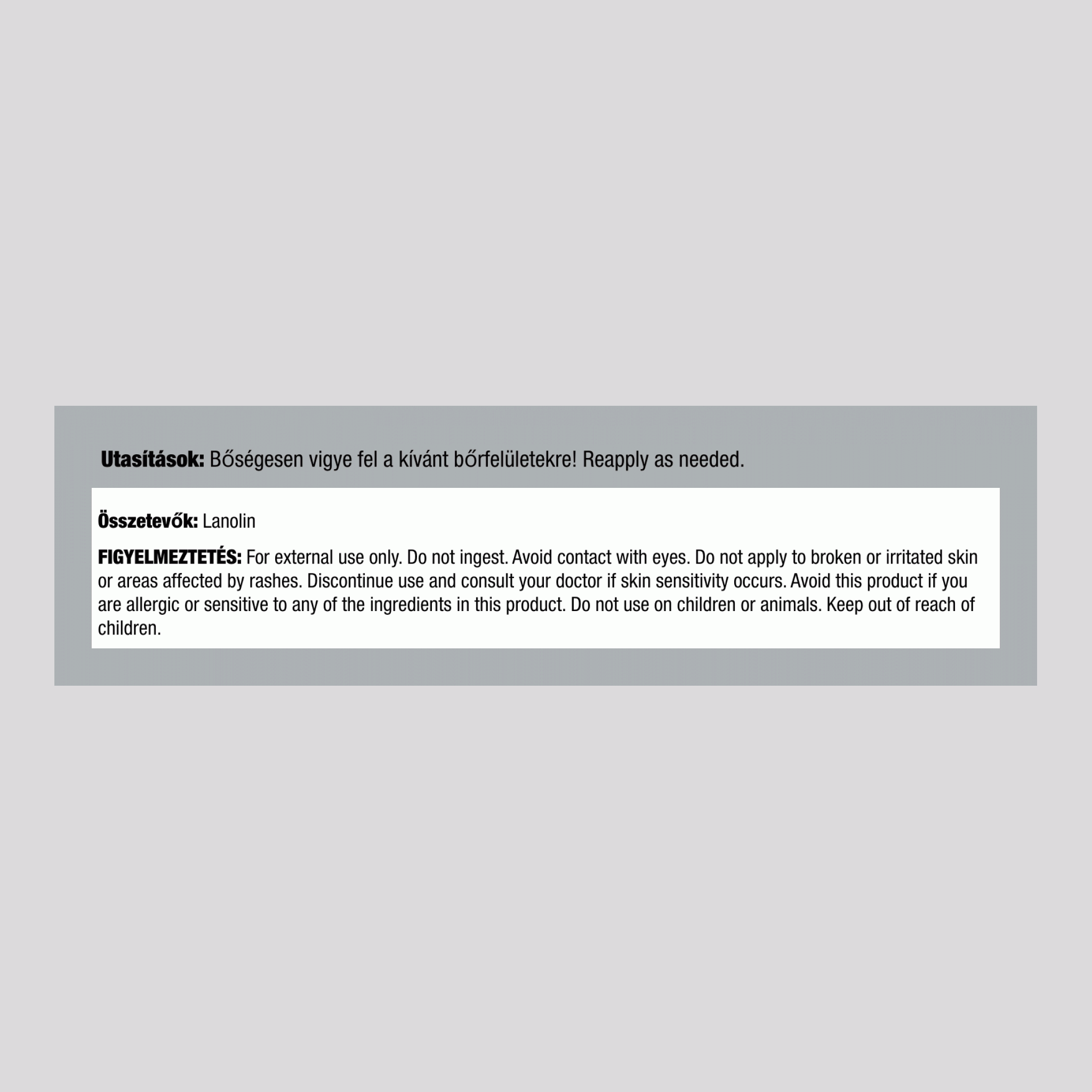 Tiszta lanolinkrém 7 fl oz 207 ml Korsó    