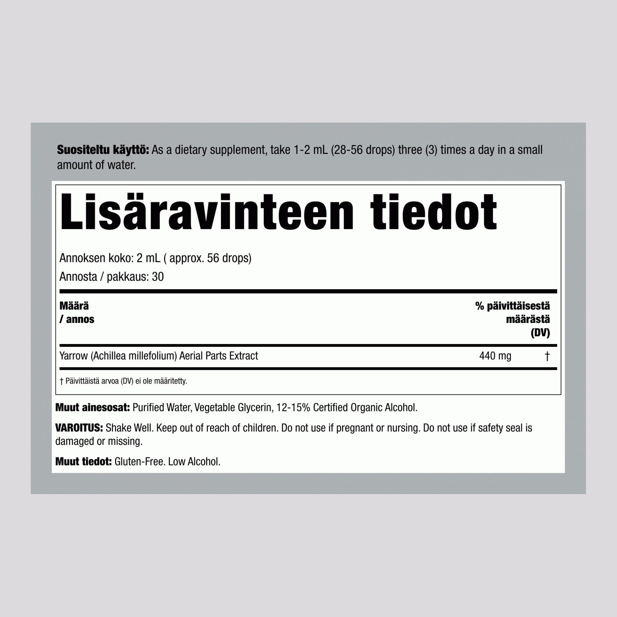 Siankärsämöuute 1 fl oz 30 ml Pipettipullo    