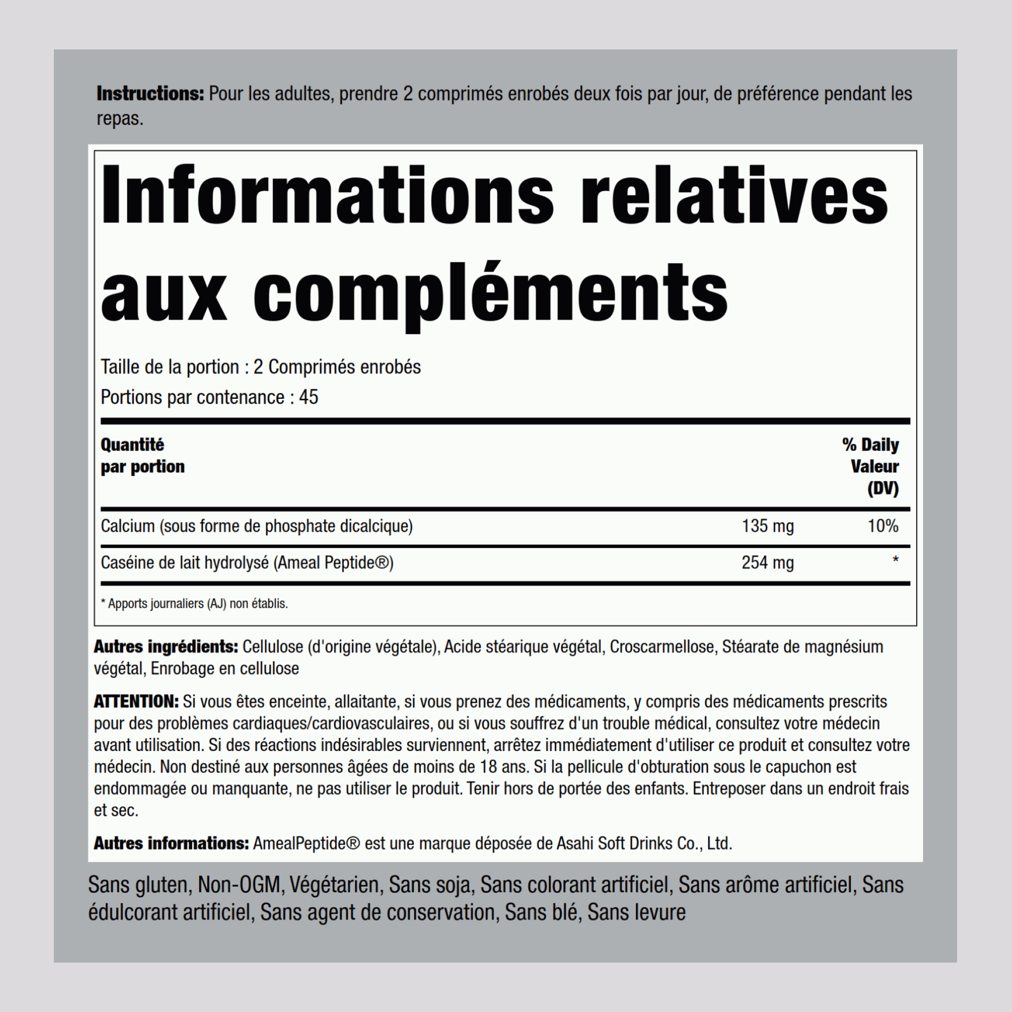 Formule d'aide à la Pression Artérielle 90 Comprimés       