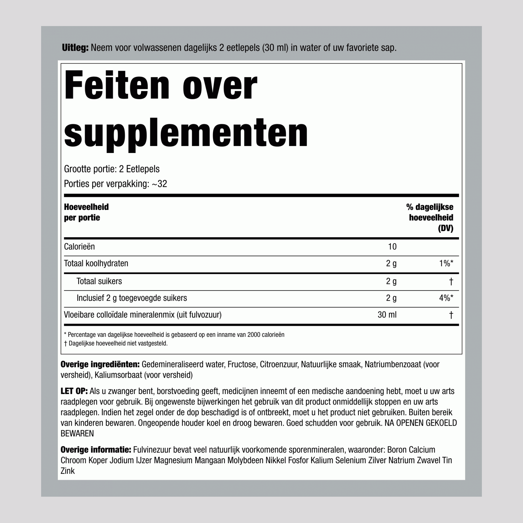 Colloïdale Mineralen (Framboos), 32 fl oz (946 mL) Flessen, 2 Flessen