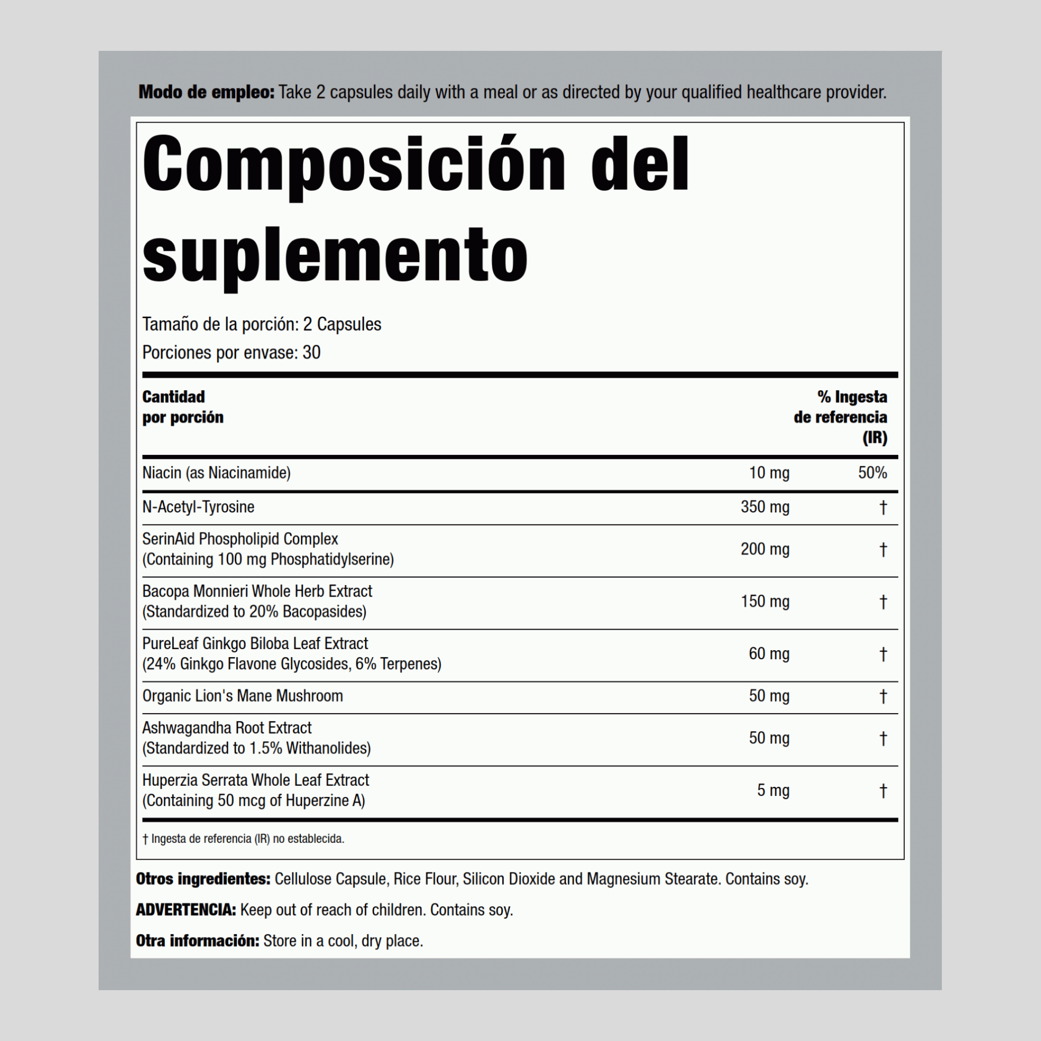 Suplemento en polvo para antes de hacer ejercicio N.O.-Xplode (Fruit Punch) 60 Cápsulas       