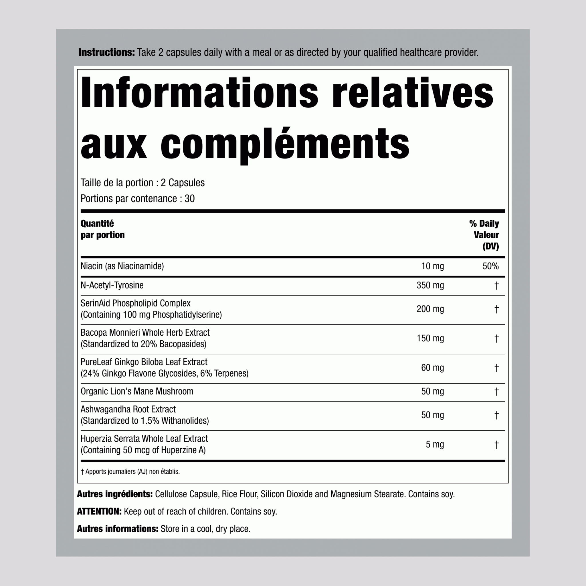 Poudre pre-workout N.O. Xplode (boost fruité) 60 Gélules       