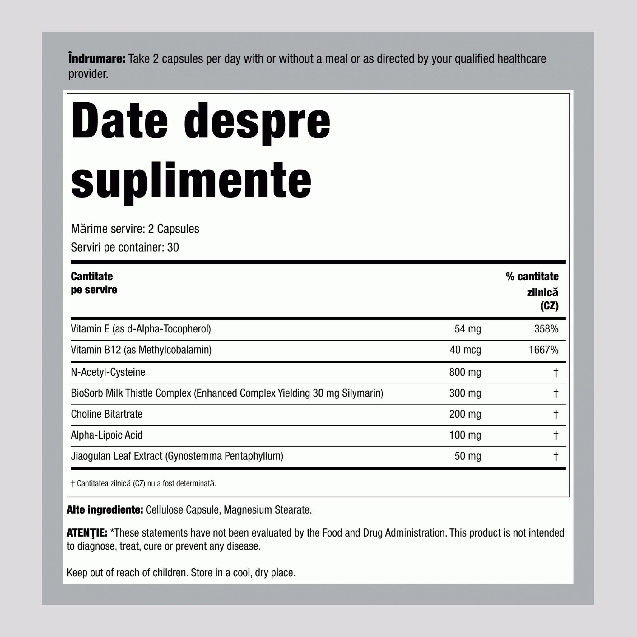 Ficat X 60 Capsule vegetariene       