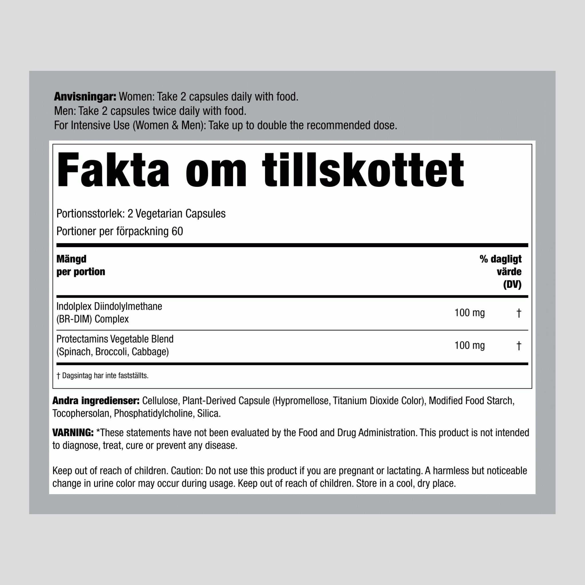 DIM-plus 120 Vegetariska kapslar       