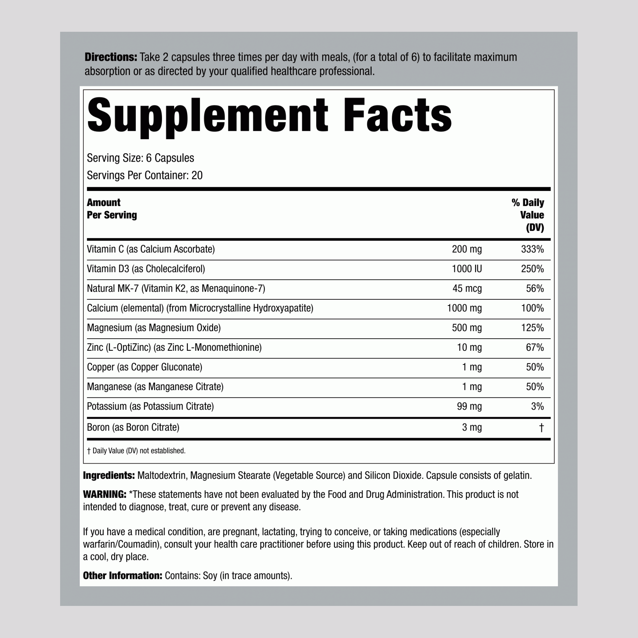 Bone-Up, 120 Capsules