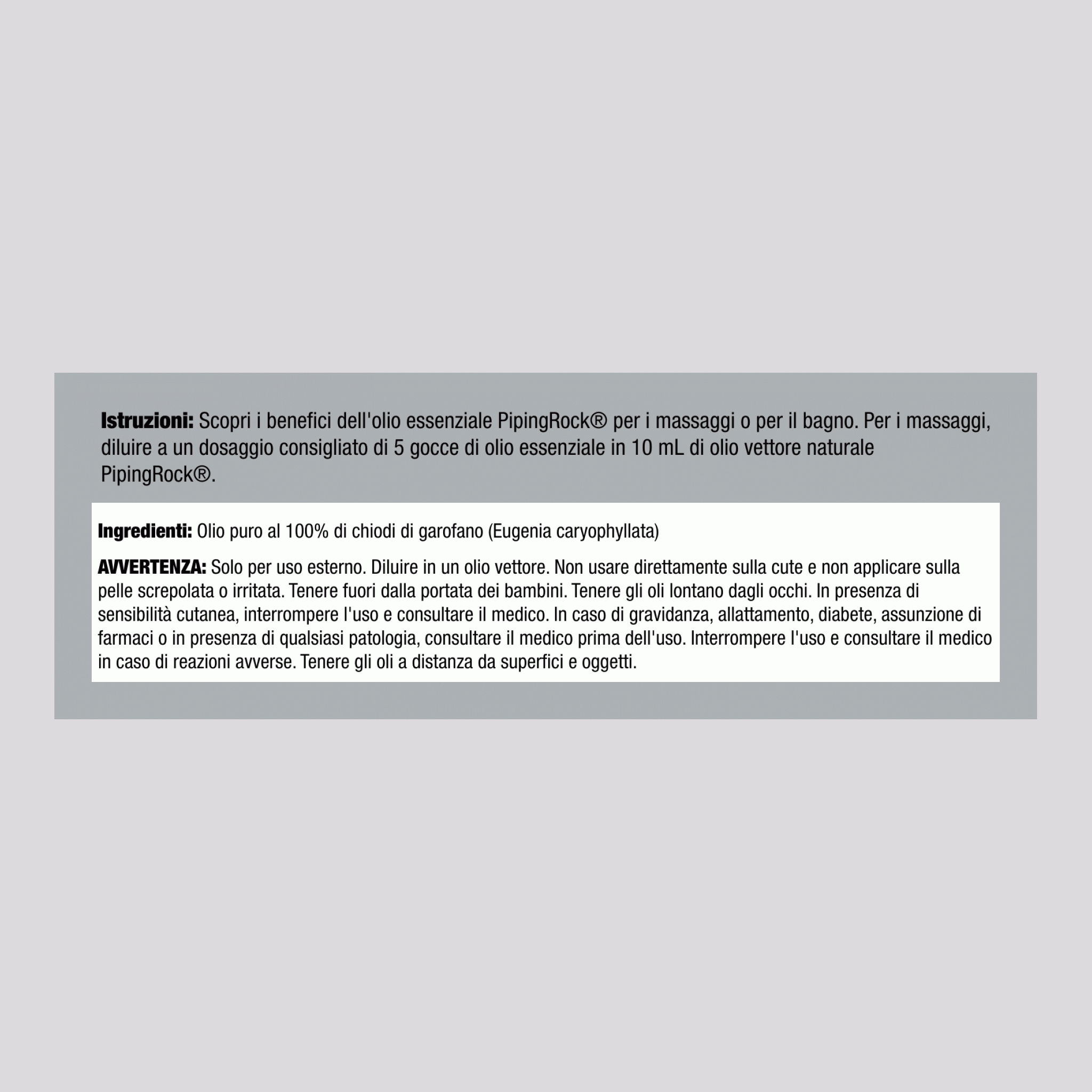 Olio essenziale puro al di chiodi di garofano (GC/MS Testato) 2 fl oz 59 mL Bottiglia    