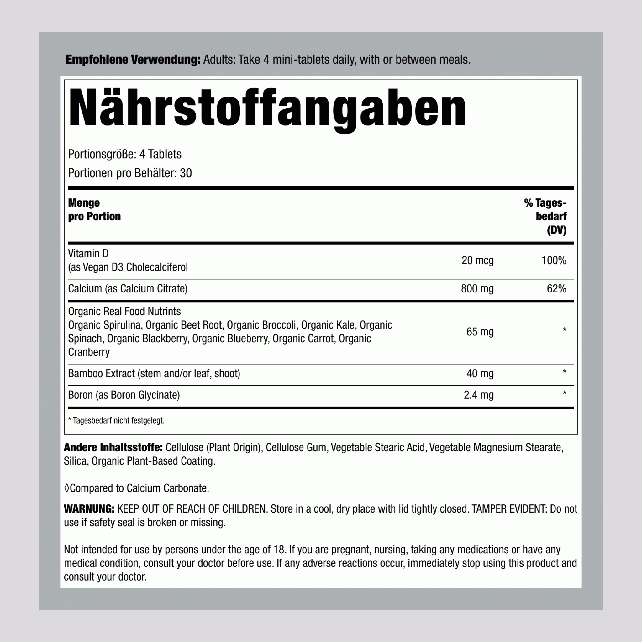 Calciumcitrat-Minitabletten, 120 Tabletten