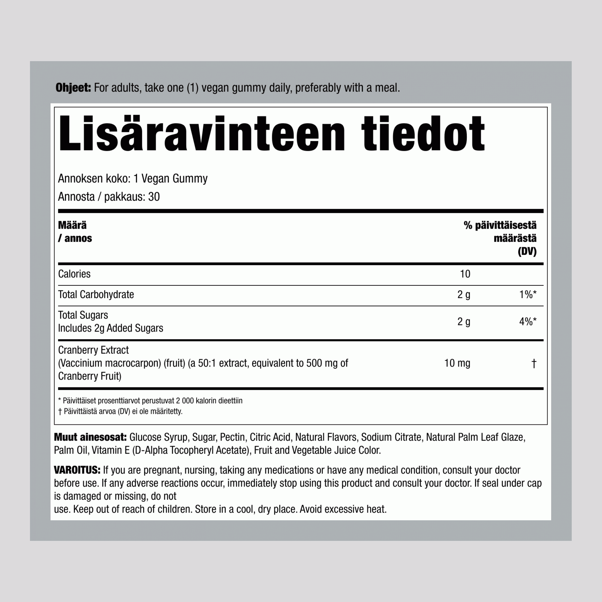 Karpalo (Herkullinen karpalo-mango), 30 pehmeää karkkia