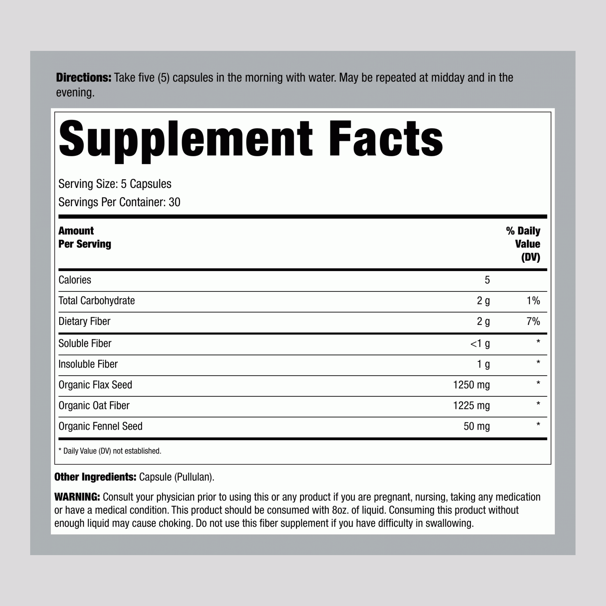 Daily Digestive Prebiotic Fiber, 150 Vegetarian Capsules